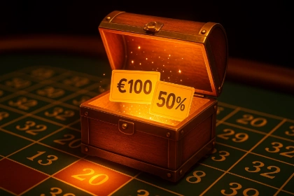 Promociones en la caja 100€, 50% cupón